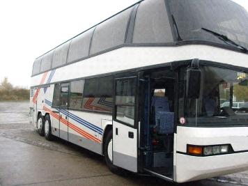 Bus rental in Latvia Double-decker Neoplan